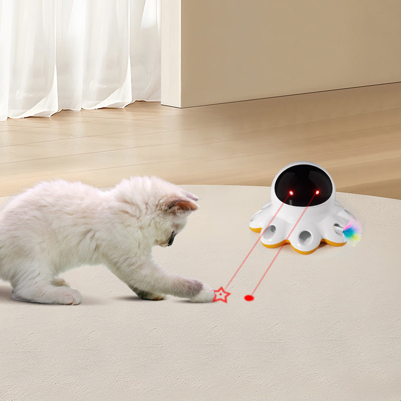 Engage Your Cat with the Electric Shiny Automatic Funny Cat Toy!